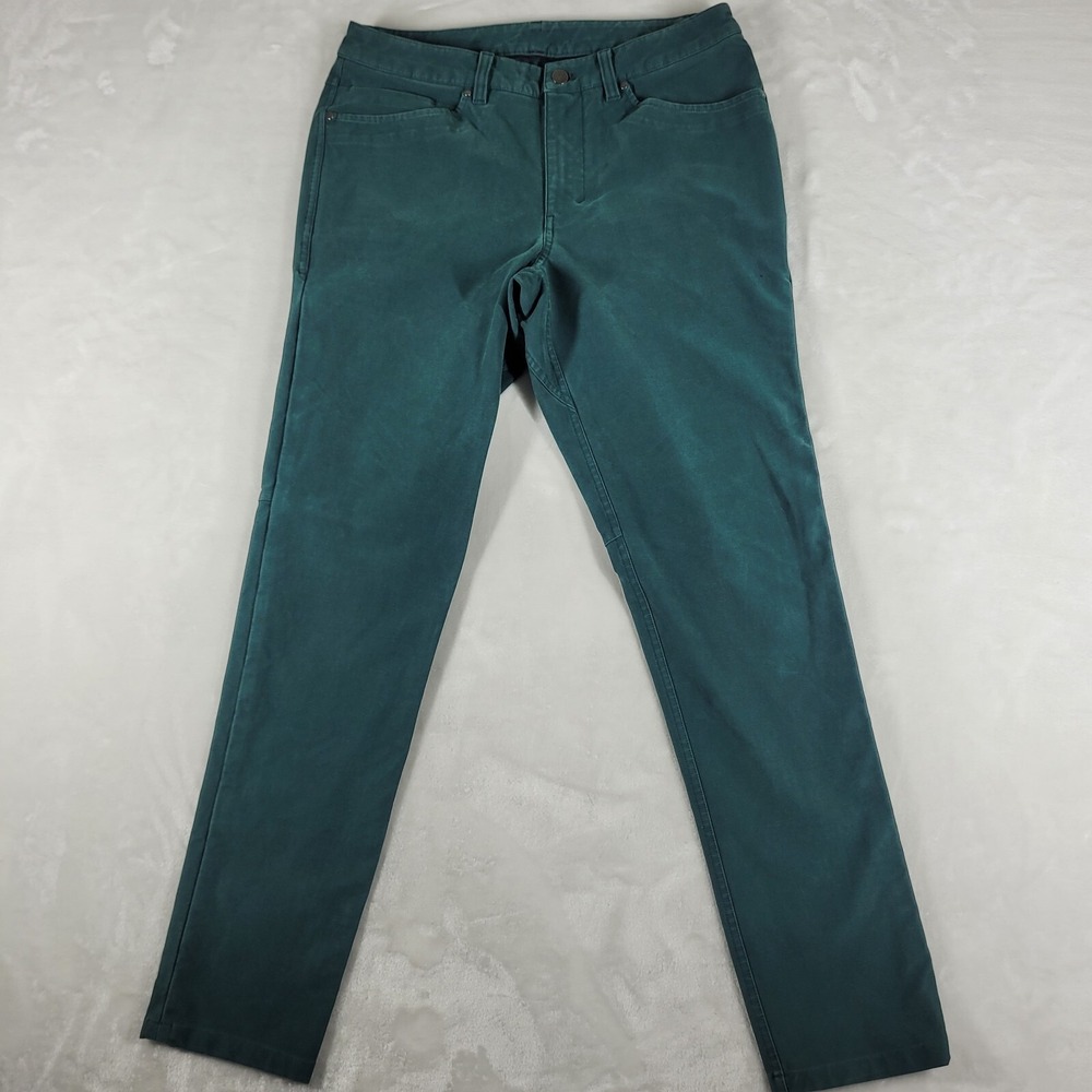 Lululemon ABC Pant‎ Slim Men's 31x31 Green Utilitech Abrasion Resistant LM5ABNS